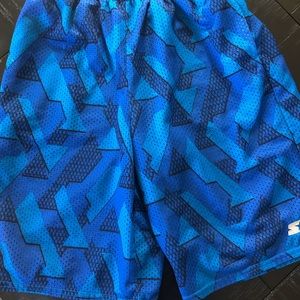 Boys Starter Blue Basketball Shorts 🏀